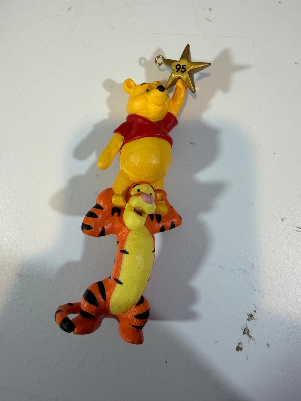 1995 Hallmark Keepsake Winnie The Pooh And Tigger Christmas Ornament